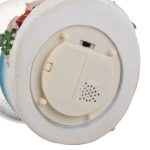 Decoratiune de Craciun, Glob Lichid, Muzical, Brad, Mos Craciun, LED, 20cm, DCJ497 - imagine 4