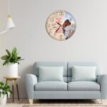 Ceas Aniversar, Personalizat, Lemn, 40cm, CAVUV002 - imagine 2