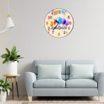 Ceas Aniversar, Personalizat, Lemn, 40cm, CAVUV003 - imagine 2