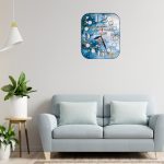 Ceas Cumetri Personalizat, Lemn, 40cm, CCMUV003 - imagine 2