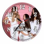 Ceas Coafor, Hair-Style, Personalizat, Lemn, 40 cm, CMSUV012 - imagine 4
