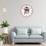 Ceas Nails-Artist, Manichiura, Personalizat, Lemn, 40 cm, CMSUV014 - imagine 2