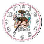 Ceas Nails-Artist, Manichiura, Personalizat, Lemn, 40 cm, CMSUV014