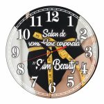 Ceas Salon Remodelare Corporala, Personalizat, Lemn, 40 cm, CMSUV029