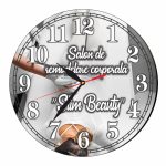 Ceas Salon Remodelare Corporala, Personalizat, Lemn, 40 cm, CMSUV030 - imagine 4