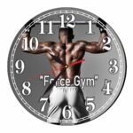 Ceas Sala de forta, Fitness, Personalizat, Lemn, 40 cm, CMSUV032 - imagine 4