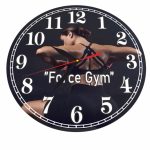 Ceas Sala de forta, Fitness, Personalizat, Lemn, 40 cm, CMSUV034 - imagine 5