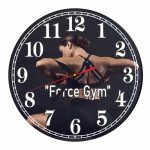 Ceas Sala de forta, Fitness, Personalizat, Lemn, 40 cm, CMSUV034 - imagine 4