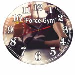 Ceas Sala de forta, Fitness, Personalizat, Lemn, 40 cm, CMSUV039 - imagine 5