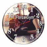 Ceas Sala de forta, Fitness, Personalizat, Lemn, 40 cm, CMSUV039 - imagine 4