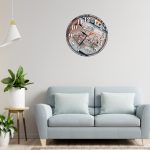 Ceas Arhitect, Personalizat, Lemn, 40 cm, CMSUV064 - imagine 2