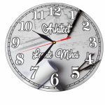 Ceas Arhitect, Personalizat, Lemn, 40 cm, CMSUV065 - imagine 5