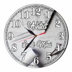 Ceas Arhitect, Personalizat, Lemn, 40 cm, CMSUV065 - imagine 4