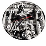 Ceas Avocat, Personalizat, Lemn, 40 cm, CMSUV077 - imagine 5