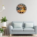 Ceas Pizzerie, Personalizat, Lemn, 40 cm, CMSUV100 - imagine 2