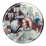 Ceas Mecanic, Service Auto, Personalizat, Lemn, 40 cm, CMSUV107 - imagine 4