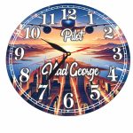 Ceas Pilot, Personalizat, Lemn, 40 cm, CMSUV131 - imagine 5