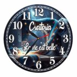 Ceas Croitorie, Personalizat, Lemn, 40 cm, CMSUV0137