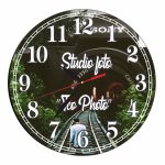 Ceas Studio foto, Fotograf, Personalizat, Lemn, 40 cm, CMSUV143