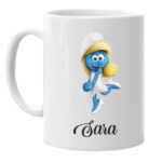 Cana personalizata, Alba, Strumf, 350 ml, CDUV015 - imagine 2