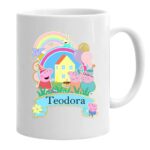 Cana personalizata, Alba, Peppa Pig, 350 ml, CDUV026 - imagine 2