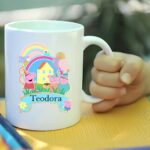 Cana personalizata, Alba, Peppa Pig, 350 ml, CDUV026 - imagine 3