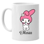Cana personalizata, Alba, My Melody, 350 ml, CDUV029 - imagine 2