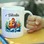 Cana personalizata, Alba, Nemo, 350 ml, CDUV030 - imagine 3