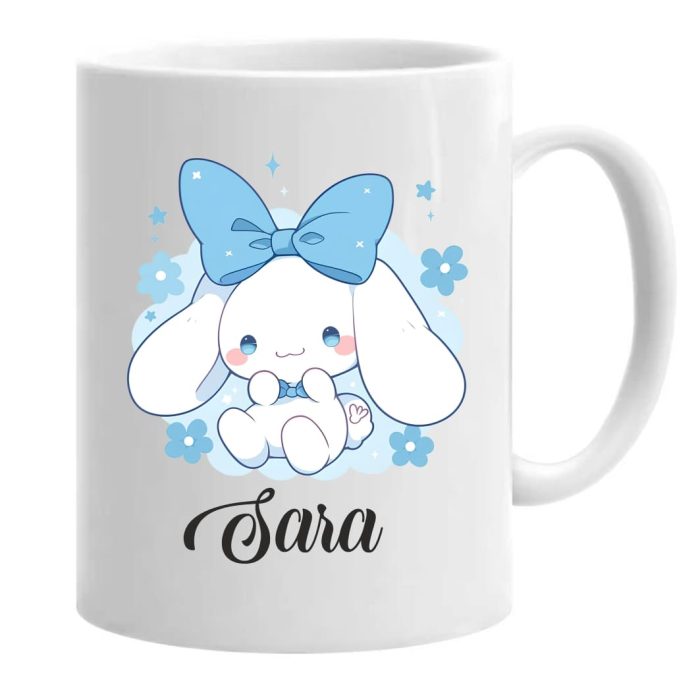 Cana personalizata, Alba, Cinnamoroll, 350 ml, CDUV044 - imagine 2