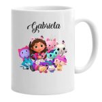 Cana personalizata, Alba, Gabby’s Dollhouse, 350 ml, CDUV046 - imagine 2