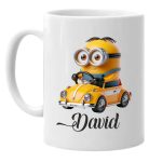 Cana personalizata, Alba, Minion, 350 ml, CDUV048 - imagine 2