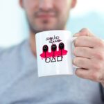 Cana personalizata, Alba, Squid Games, 350 ml, CDUV058 - imagine 3