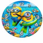 Ceas Disney, Minioni, Lemn, CSDUV116 - imagine 5