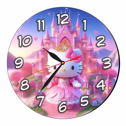 Ceas Disney Hello Kitty, Lemn, 40 cm, CSDUV137