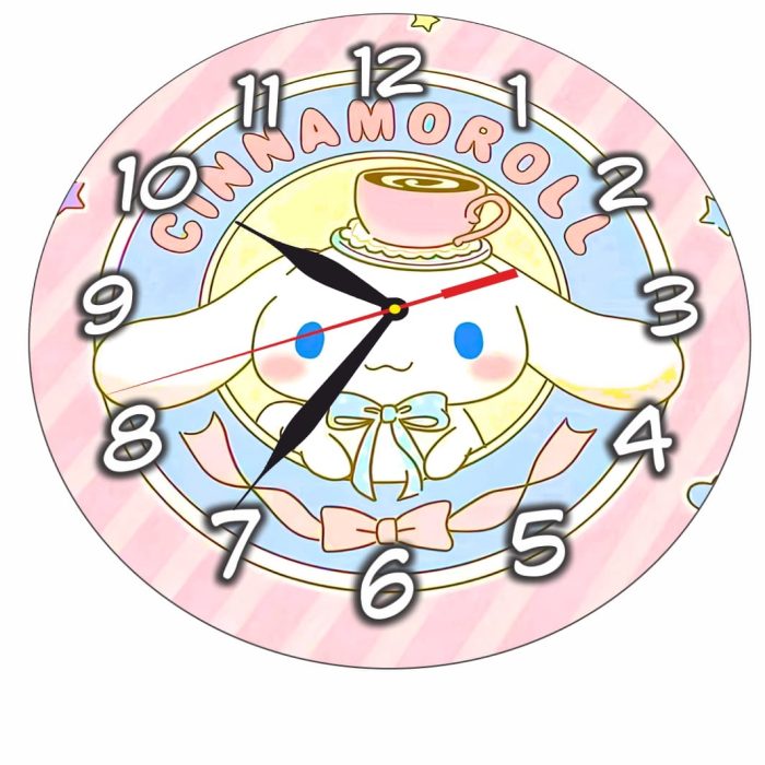 Ceas Disney Cinnamoroll, Lemn, 40 cm, CSDUV144 - imagine 5