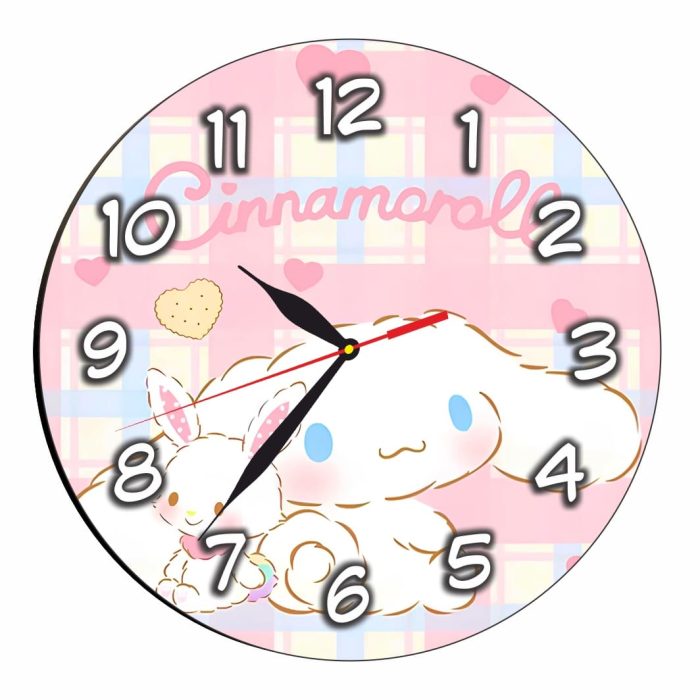 Ceas Disney Cinnamoroll, Lemn, 40 cm, CSDUV147 - imagine 4