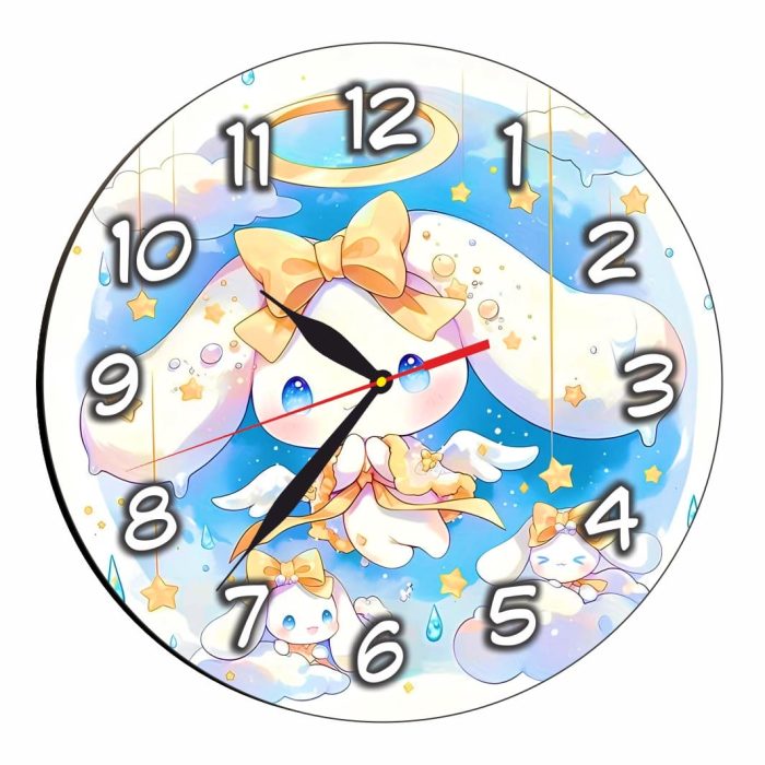 Ceas Disney Cinnamoroll, Lemn, 40 cm, CSDUV148 - imagine 1