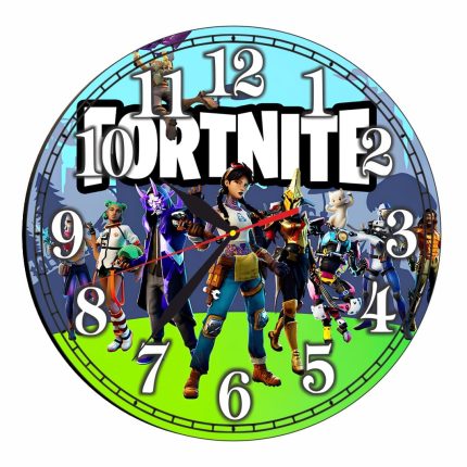 Ceas Disney Fortnite, Lemn, 40 cm, CSDUV156