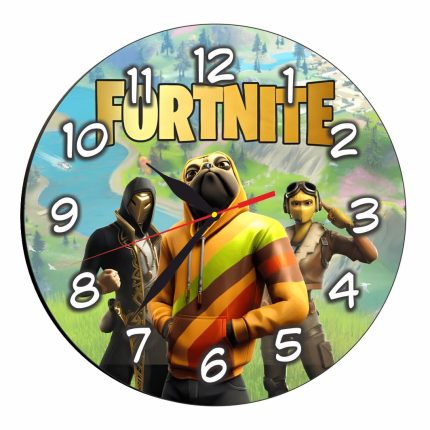 Ceas Disney Fortnite, Lemn, 40 cm, CSDUV158
