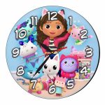 Ceas Disney Gabby's Dollhouse, Lemn, CSDUV160 - imagine 5