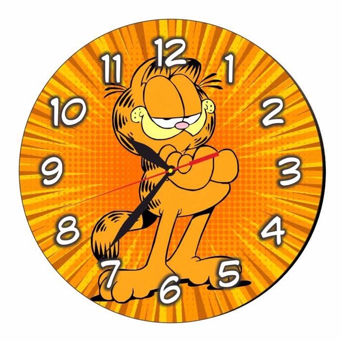 Ceas Disney Garfield, Lemn, 40 cm, CSDUV164 - imagine 4