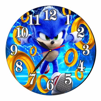 Ceas Disney Sonic, Lemn, 40 cm, CSDUV169
