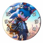 Ceas Disney Sonic, Lemn, 40 cm, CSDUV170 - imagine 4