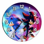 Ceas Disney Sonic, Lemn, 40 cm, CSDUV171 - imagine 4