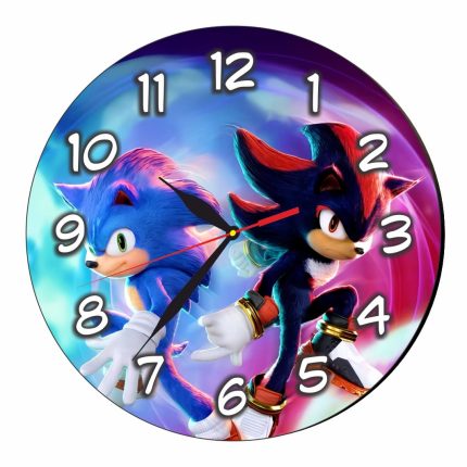 Ceas Disney Sonic, Lemn, 40 cm, CSDUV171