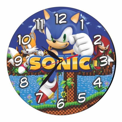 Ceas Disney Sonic, Lemn, 40 cm, CSDUV173
