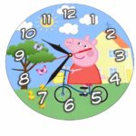 Ceas Disney Peppa Pig, Lemn, CSDUV178 - imagine 5