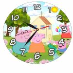 Ceas Disney Peppa Pig, Lemn, CSDUV179 - imagine 5