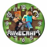 Ceas Minecraft, Lemn, CSDUV182 - imagine 4