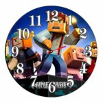 Ceas Minecraft, Lemn, CSDUV183 - imagine 4